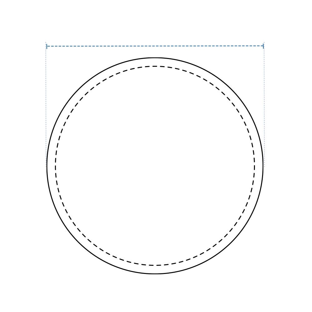 product photo of Baseball Weighted Mound Tarp - Round