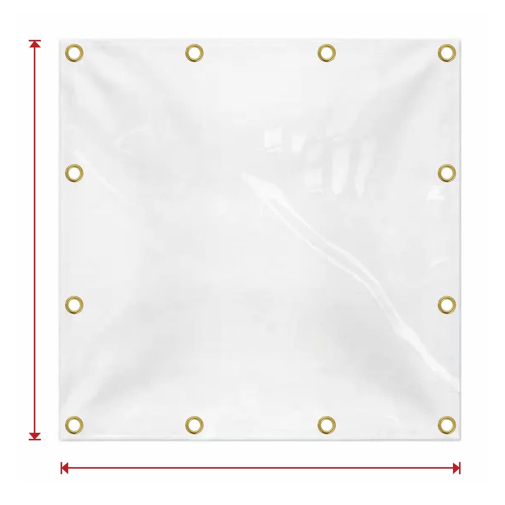 product photo of Custom Heavy Duty Clear Vinyl Tarp