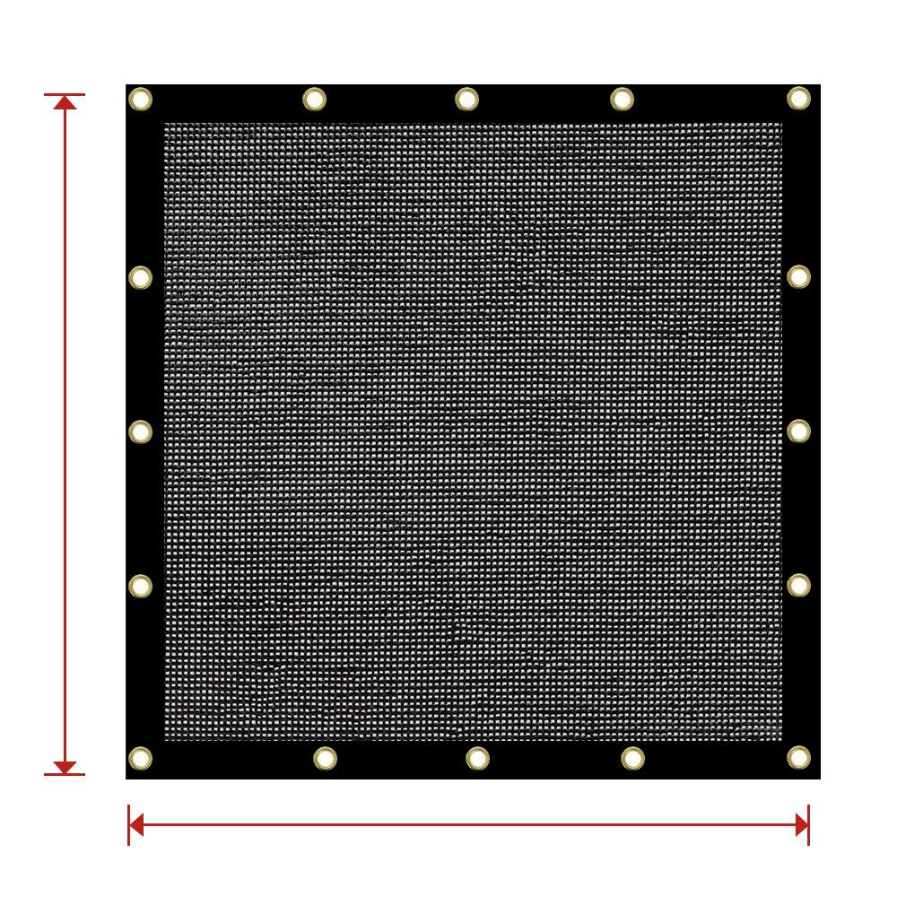 product photo of Custom Heavy Duty Mesh Tarp - 60% Shade